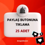 25 Adet Paylaş Butonuna Tıklama