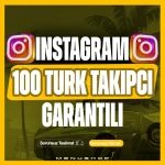 ⚡Instagram 100 Türk Gerçek Takipçi | Garantili⚡