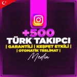 ⭐Keşfet Etkili - 500 Türk Kalıcı Takipçi⭐