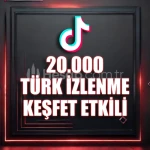 Keşfet etkili 🔥 TİKTOK 20.000 TÜRK İZLENME 🔥 HIZLI