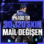 ⭐LEGEND⭐%100TR 30-120 SKİN MAİL DEĞİŞEN HESAP