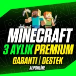 Sorunsuz | 3 Aylık Minecraft Premium