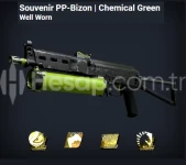 Souvenir PP-Bizon  Chemical Green Well Worn