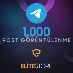 Telegram 1.000 Post Görüntülenme