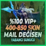 ⭐UVIP+ [YABANCI SUNUCU 400-850 SKİN MAİL DEĞİŞEN⭐