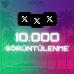 X (Twitter) 10.000 Görüntülenme - Anasayfa Etkili