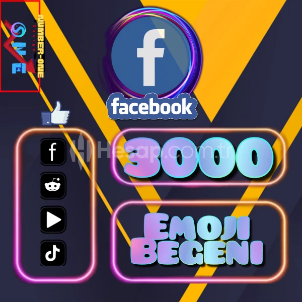 Facebook 3000 EmojiLi BEĞENİ / Güncel Servis /