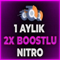 1 Aylık Discord Nitro + 2x Boost