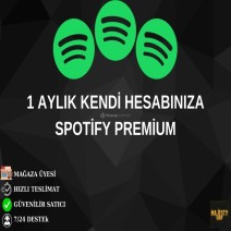 1 Aylık Kendi Hesabınıza Spotify Premium