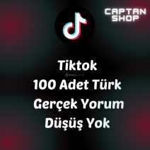 100 Adet Tiktok Türk Yorum | TÜRK GERÇEK
