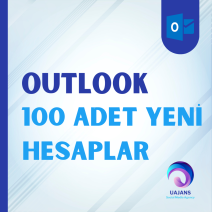 100 Adet Yeni Outlook Hesaplar