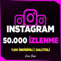 ⭐(%100 TÜRK) INSTAGRAM 50.000 İZLENME ANLIK⭐