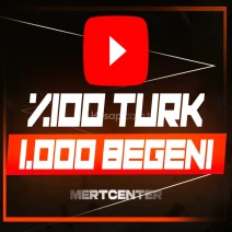 ⭐(%100 TÜRK) YOUTUBE 1.000 GERÇEK BEĞENİ⭐