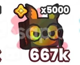 5000 adet efsanevi rainbow owl
