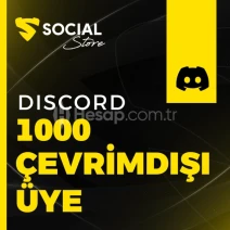 Discord 1.000 Offline Üye - Anlık Teslim