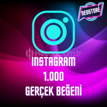 1.000 Instagram Beğeni l OTOMATİK TESLİMAT