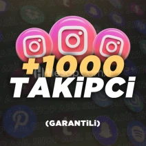 +1000 Instagram Gerçek Takipçi - Otomatik - Anlık