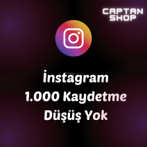 1.000 Instagram Kaydetme | HEMEN TESLİM