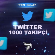 1000 Takipçi | Düşüş Yok | Twitter | Garanti