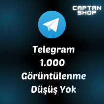 1.000 TELEGRAM POST GÖRÜNTÜLENME | ANLIK