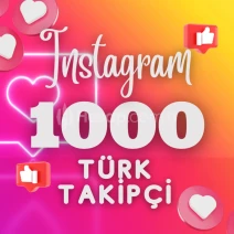 1000 TÜRK TAKİPÇİ [OTO TESLİM]