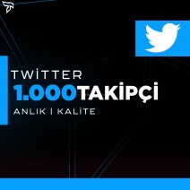 1.000 Twitter Takipçi | Kalite | Garantili