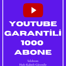1000 YOUTUBE  ABONE GARANTİLİ [ EN İYİSİ ]