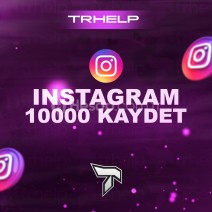 10000 Gerçek Kaydet | Instagram | Garanti
