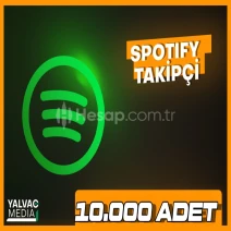 10.000 Gerçek Takipçi | Spotify | Düşüş Yok | Garanti