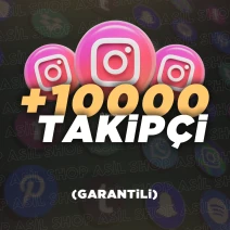 +10000 Instagram Gerçek Takipçi - Otomatik - Anlık