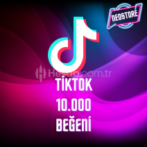10.000 Tiktok Beğeni l OTOMATİK TESLİMAT