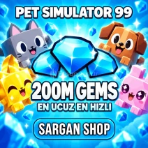 ✨ PS99 200M GEMS - Pet Simulator 99 ✨