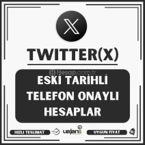 Twitter(X) Eski Tarihli Telefon Onaylı Hesaplar