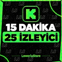 ⭐(KICK 15 DAKİKA 25 İZLEYİCİ) | ALGORİTMA ETKİLİ