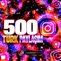 ⭐(INSTAGRAM 500 TÜRK PAYLAŞIM)- GÜVENLİ İŞLEM ⭐