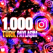 ⭐(INSTAGRAM 1.000 TÜRK PAYLAŞIM)- GÜVENLİ İŞLEM ⭐