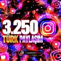 ⭐(INSTAGRAM 3.250 TÜRK PAYLAŞIM)- GÜVENLİ İŞLEM ⭐