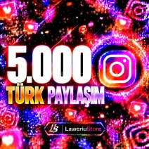 ⭐(INSTAGRAM 5.000 TÜRK PAYLAŞIM)- GÜVENLİ İŞLEM ⭐