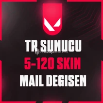 ⭐+VİP TR SUNUCU VALORANT 5-120 SKİN MAİL DEĞİŞEN⭐