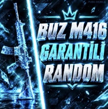 💙BUZ M416 GARANTİLİ💙 RANDOM HESAP PUBG MOBİLE⭐