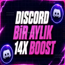 ✨ Discord 1 Aylık 14x Boost Ucuz Ve Fast ✨
