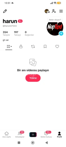 CANLI YAYIN AÇIK 197 ORGANİK TÜRK TAKİPÇİLİ HESAP