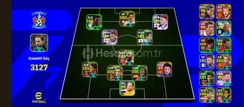 Efootball Hesap ESKİ KARTLAR BULİNAN HESAP