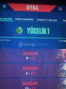 8 VANDALLI YÜCELİK MAİNLEMELİK HESAP