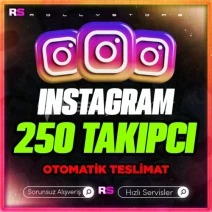 İnstagram 250 Takipçi - Güvenli İşlem - Otomatik
