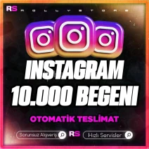 İnstagram 10.000 Beğeni - Güvenli İşlem - Otomatik