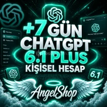 ⭐7 GÜN GARANTİLİ⭐CHATGPT 6.1 PLUS⭐KİŞİSEL-ÖZEL HESAP⭐