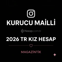 MANUEL ÜRETİM Kurucu Mailli HESAP KIZ TÜRK PROFİL🐢2026