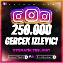 İnstagram 250.000 İzlenme - Güvenli İşlem - Otomatik