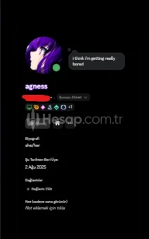 Discord Altın Badgeli Hesabı (OGE DELETED)